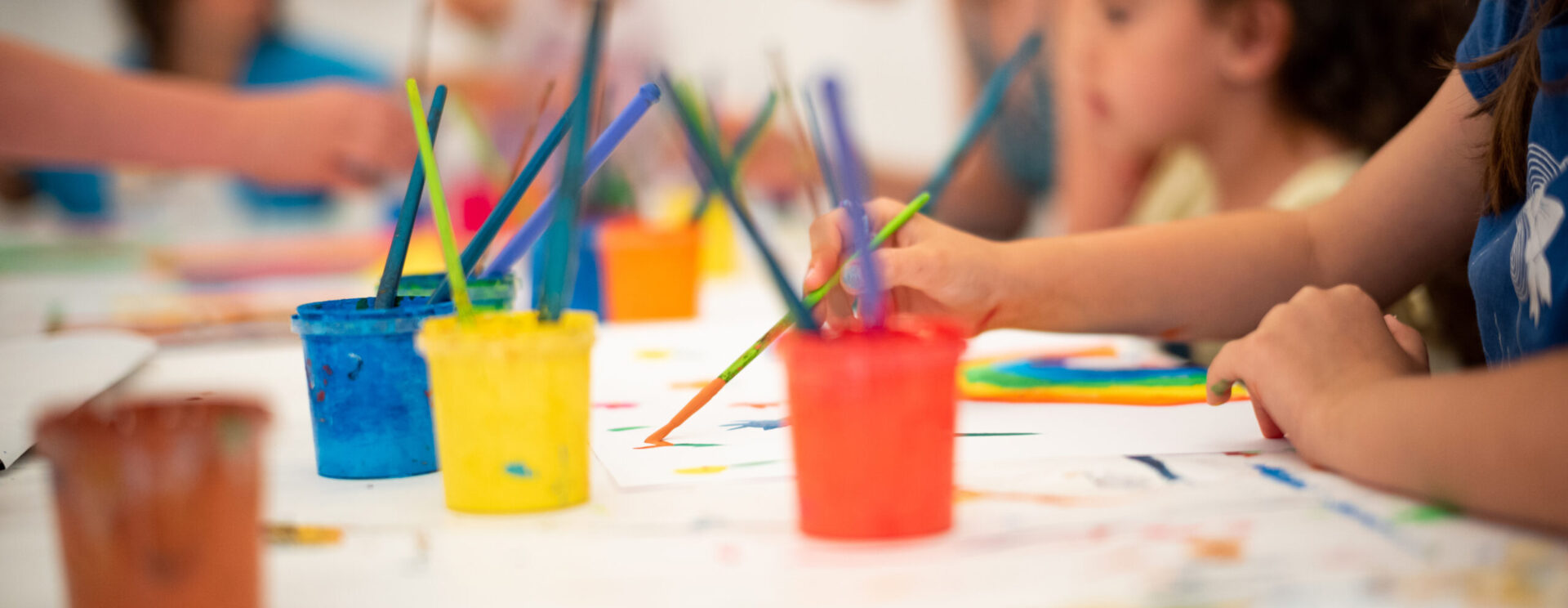 Exposition des oeuvres réalisées dans le cadre du dispositif "Art en crèche", dimanche 12 juin 2022 au Musée des Beaux-Arts de Tours.